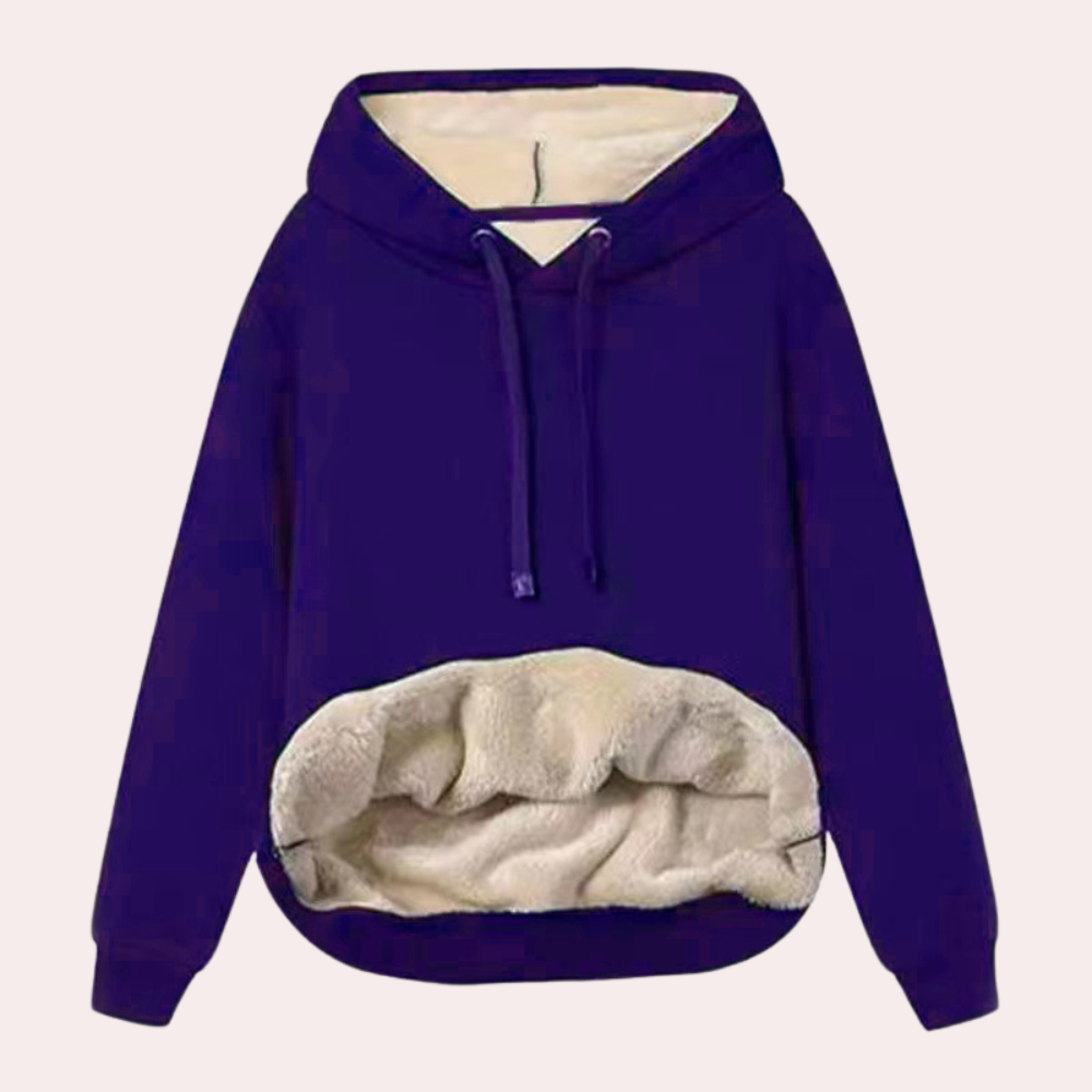 Women's hooded sports sweater jacket