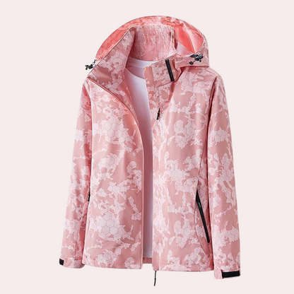 Women's camouflage hooded jacket