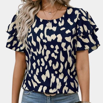 Elegant summer short-sleeved t-shirt for women