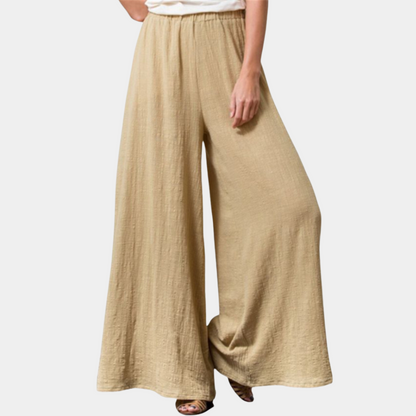 Wide leg trousers for women