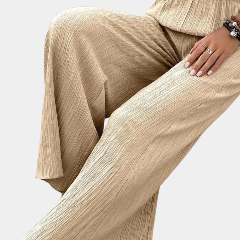 Wide leg trousers for women