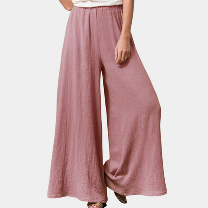 Wide leg trousers for women