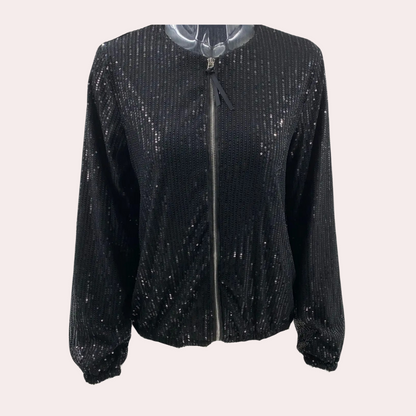 Sequin casual classic jacket for women