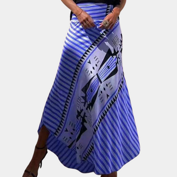 Women's a-line printed skirt