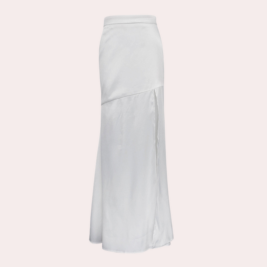 High Waist Fishtail Slit Skirt
