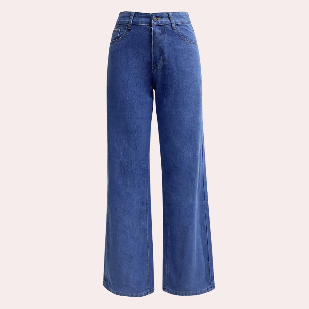 Long fashionable and versatile casual denim for women