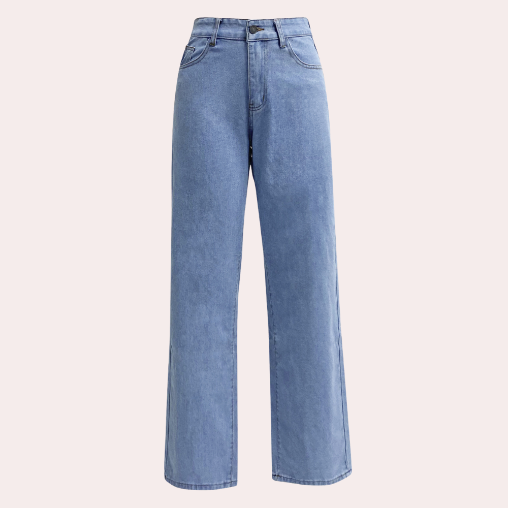 Long fashionable and versatile casual denim for women