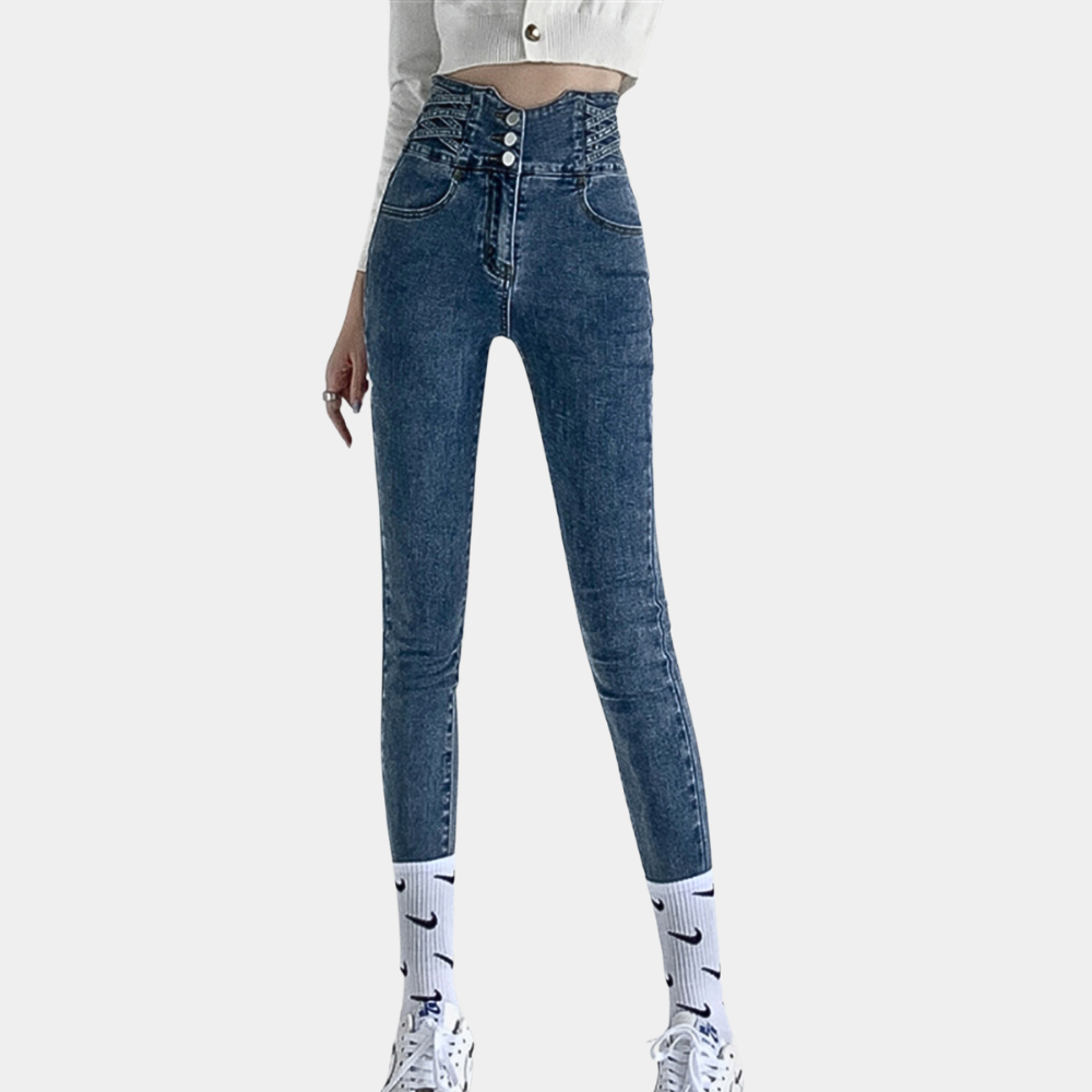 Women's high waist skinny jeans