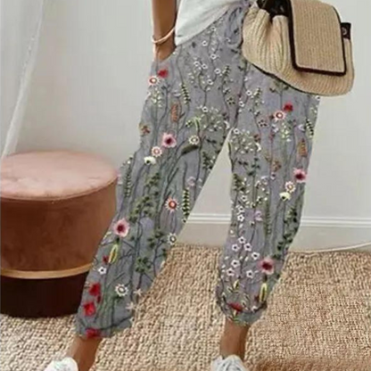Women's cropped trouser pants