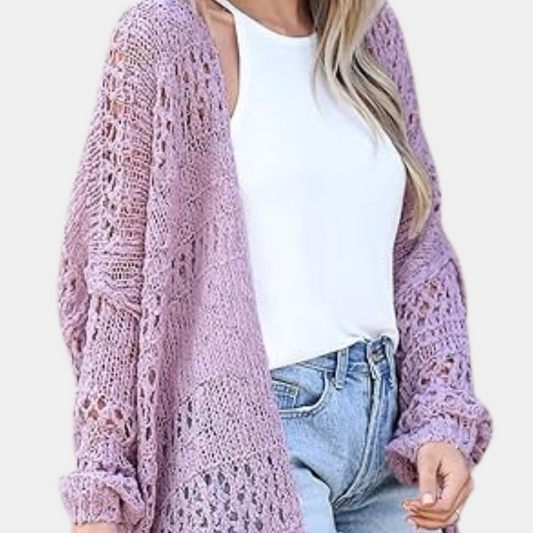 Patterned Knitted Cardigan Pattern Sweaters