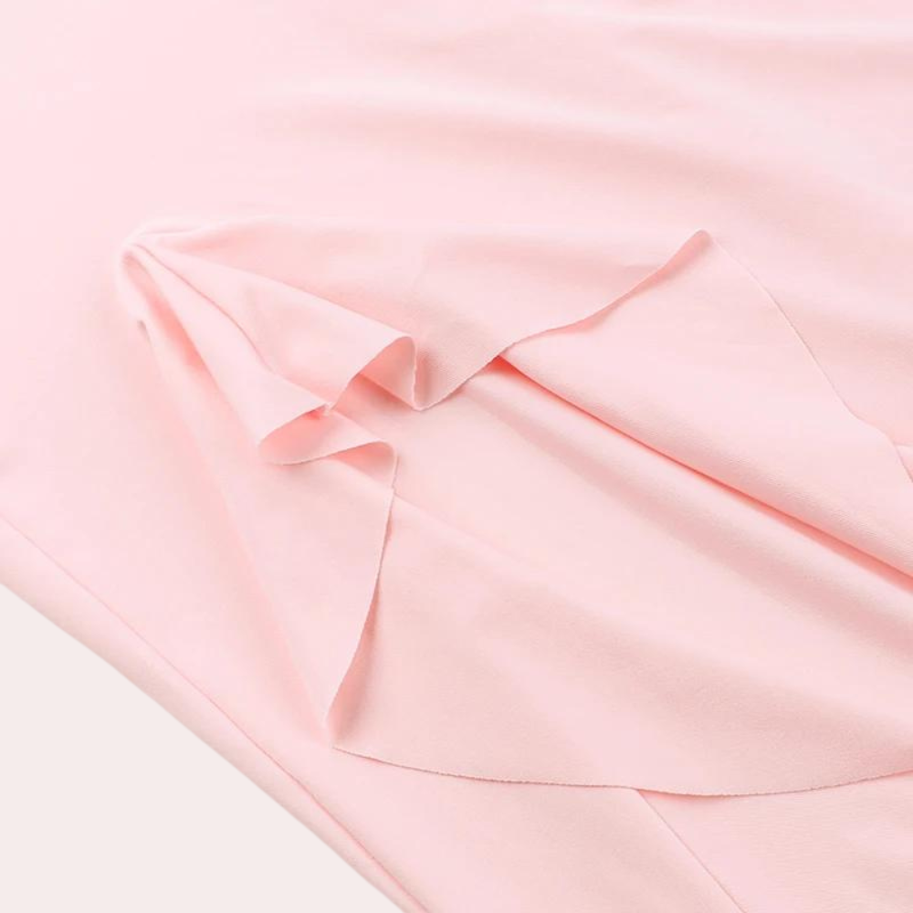 Satin-Like Slim Fit Evening Dress