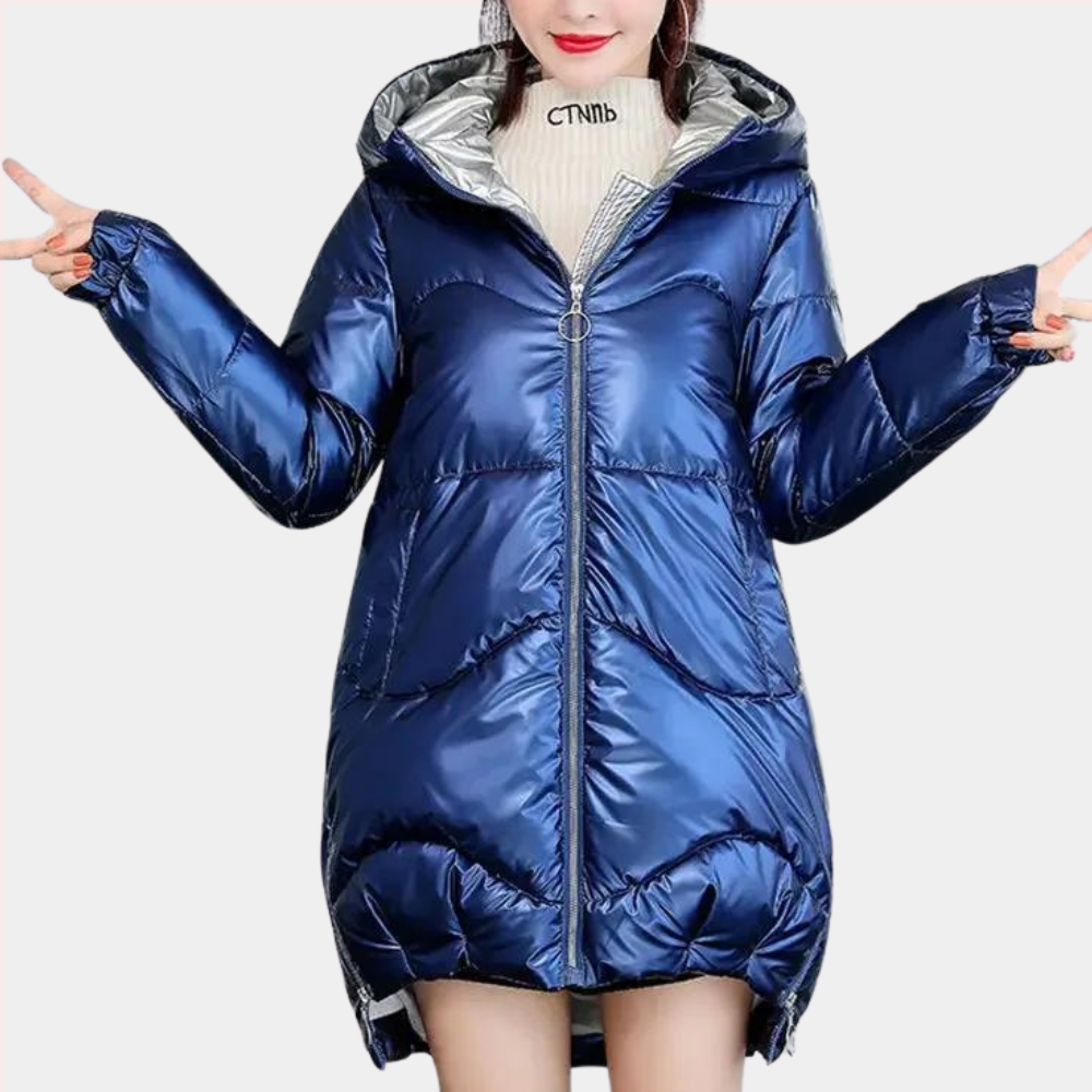 Women's mid-length disposable cotton coat