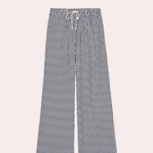 Striped Straight Leg Pants