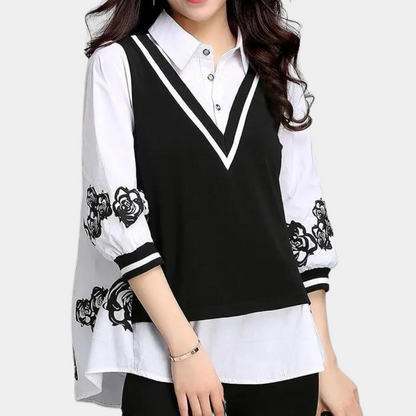 Plus size casual top for women