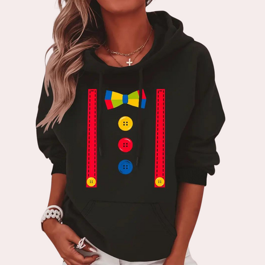 Hooded Pullover Sweatshirt Jacket