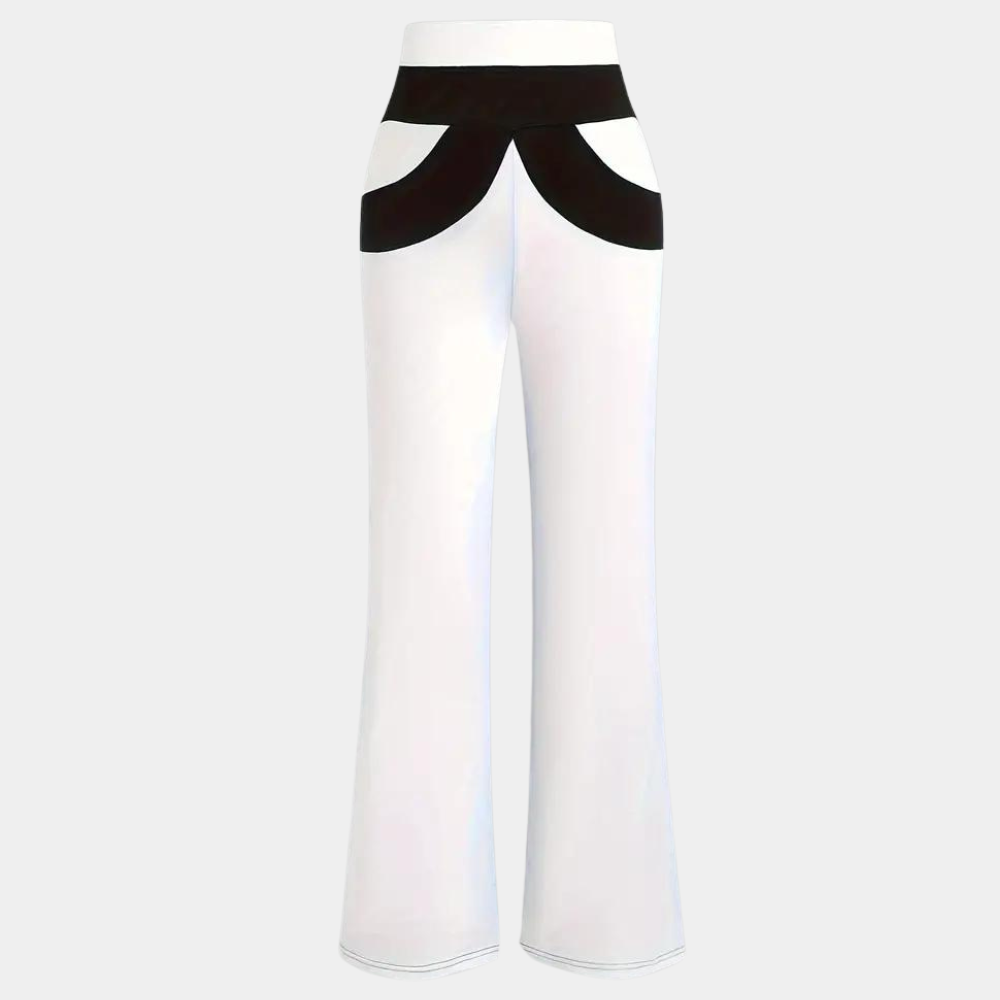 Women's high-waisted wide leg pants