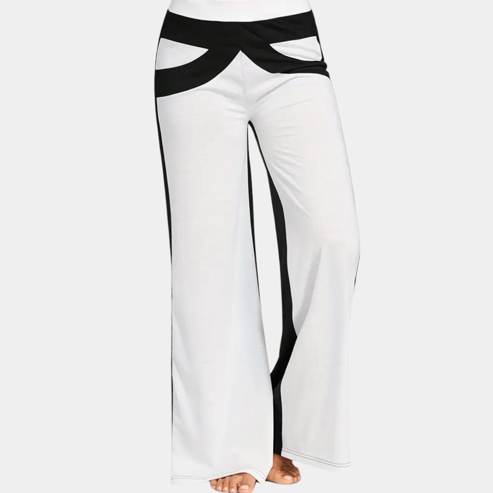 Women's high-waisted wide leg pants