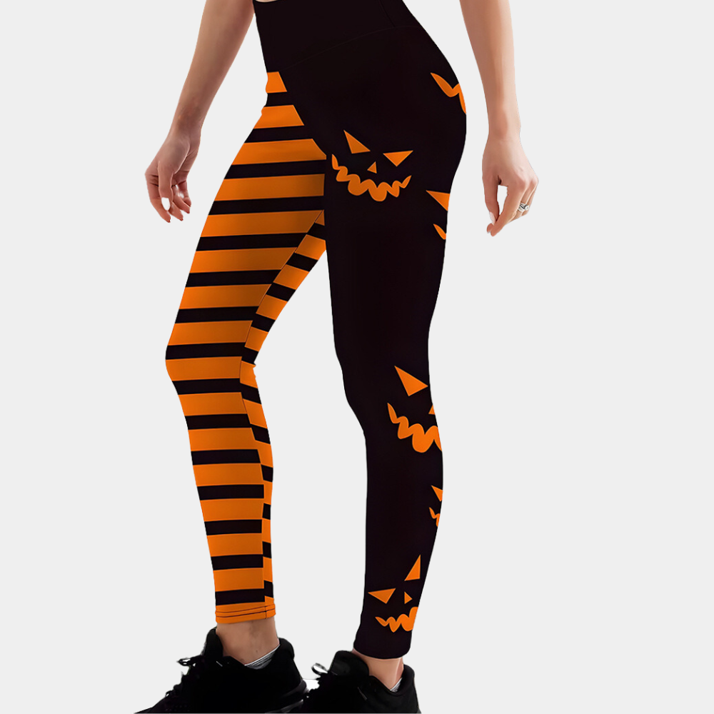 Camouflage print slim fit yoga leggings for women