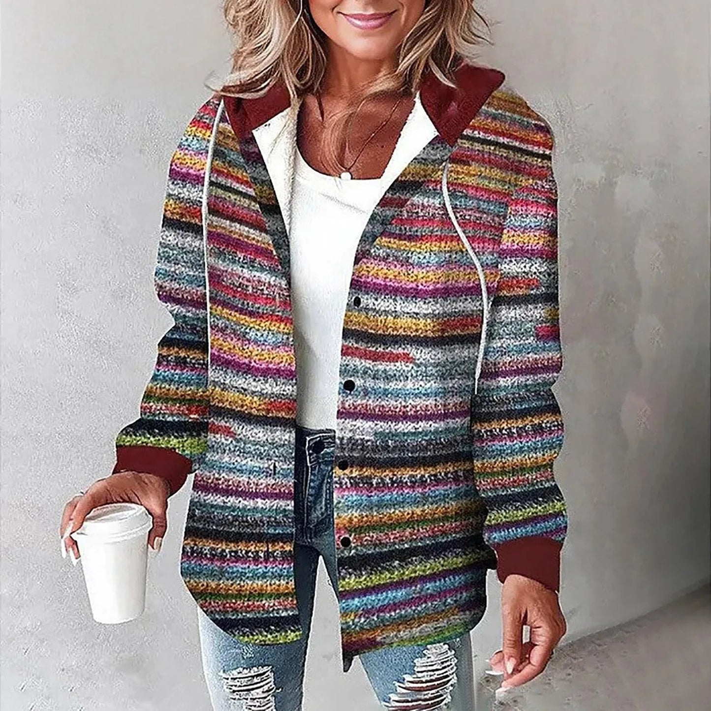 Women's warm stylish coat