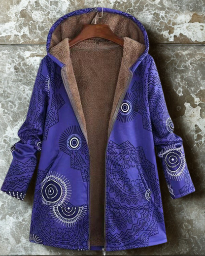 Women’s Jacket - Woven Shell - Hooded - Full-Zip - Mid-Thigh Length