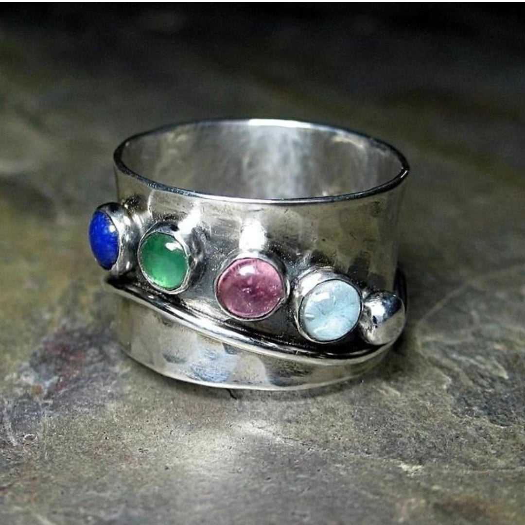 Custom birthstone ring