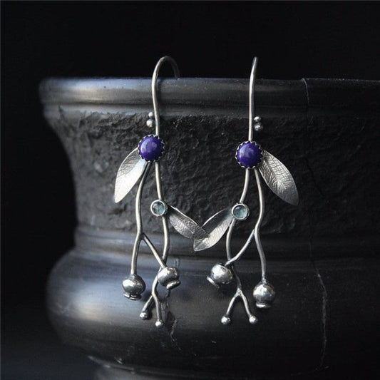Leaf Design Nature Inspired Earrings
