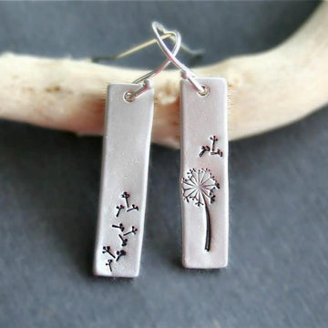 Rectangular boho earrings