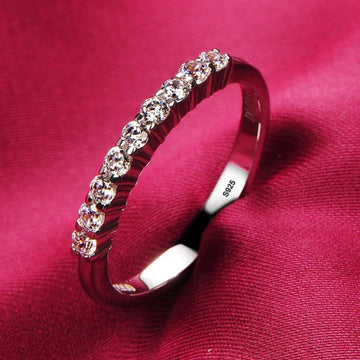 Luxury with zirconia inlaid ring