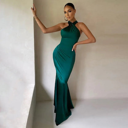 Sleeveless Cross Front Dress for Women