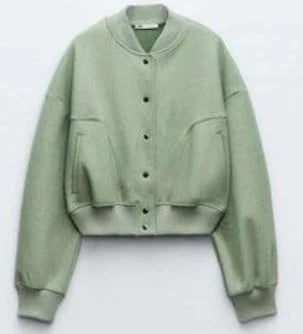 Women's quilted soft bomber jacket