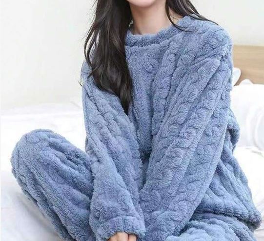 Women's soft jacquard pajama set