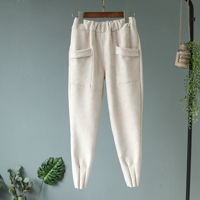 Women's casual autumn trousers