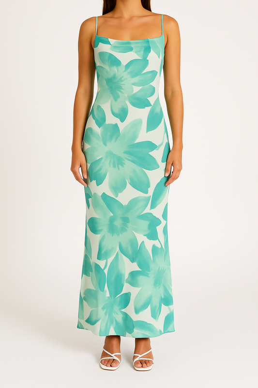 Floral Print Slim Fit Bodycon Dress