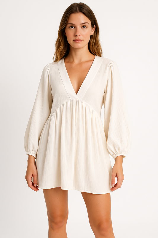 Lightweight Flowy A-Line Mini Dress