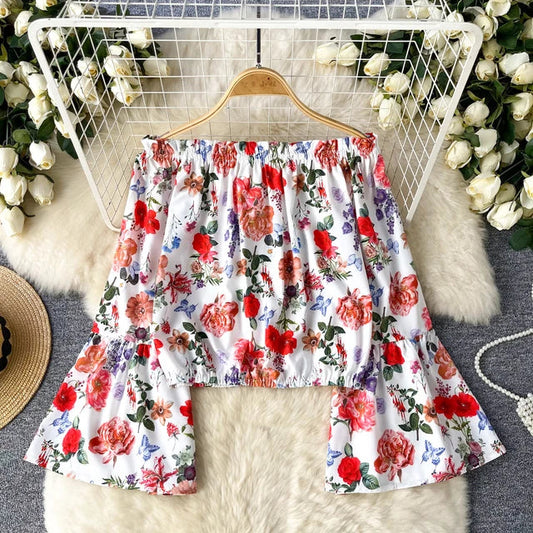 Chiffon Off-Shoulder Chic Top