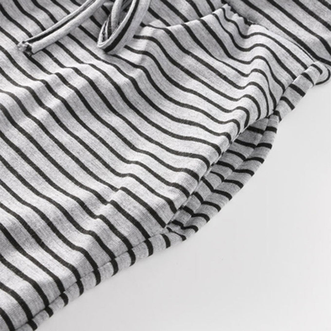 Women's street style striped sweatpants