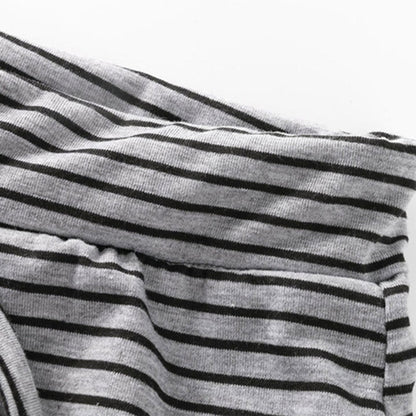 Women's street style striped sweatpants