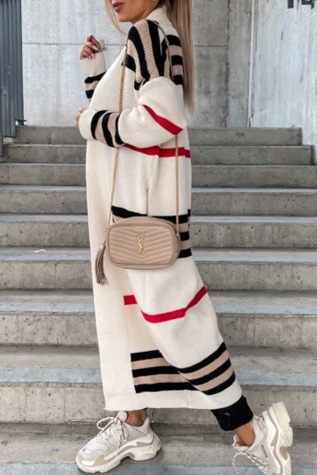Women's long cardigan