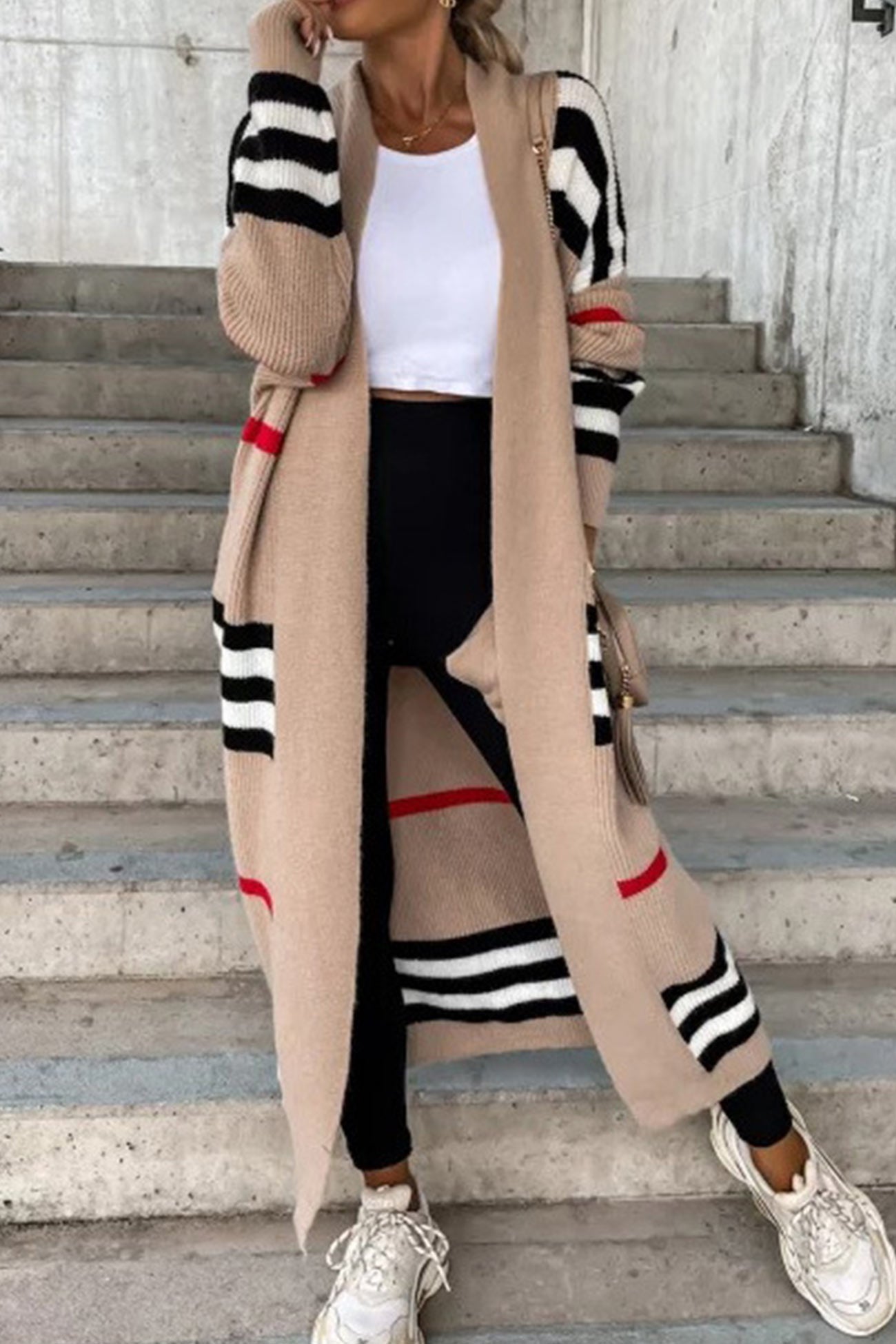 Women's long cardigan