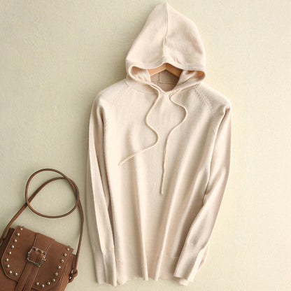 Isla Relaxed Fit Hoodie | Drawstring Ribbed Cuffs Hoodie