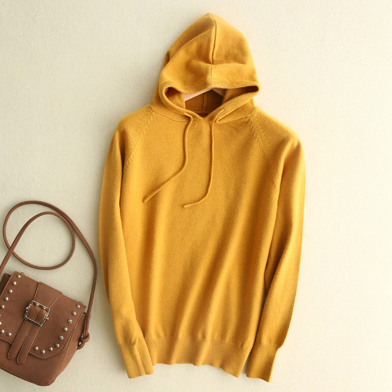 Isla Relaxed Fit Hoodie | Drawstring Ribbed Cuffs Hoodie
