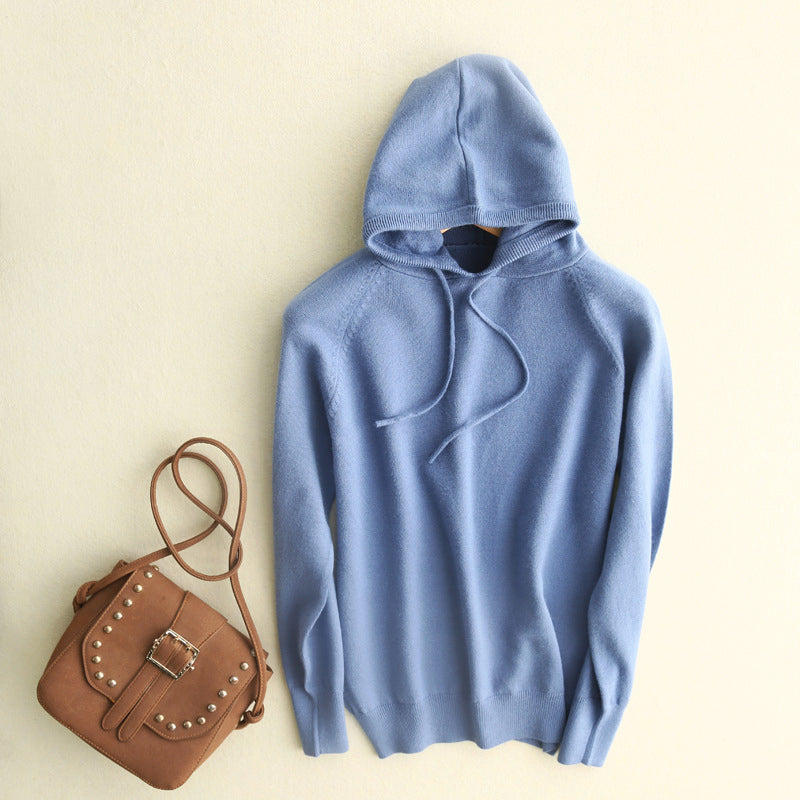 Isla Relaxed Fit Hoodie | Drawstring Ribbed Cuffs Hoodie