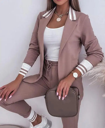 Sophie - Spring Double-Breasted Blazer Pants set