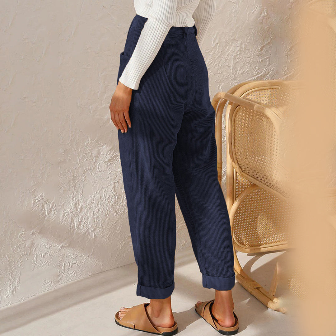 High waist cozy pants for women