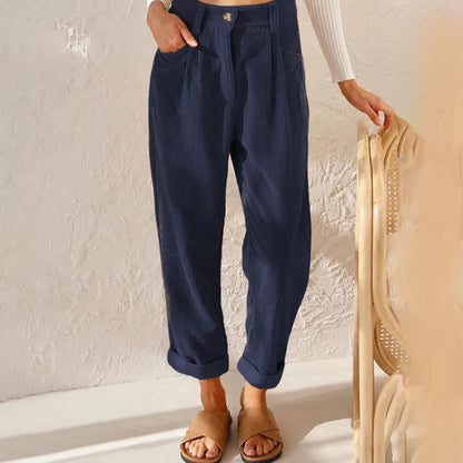 High waist cozy pants for women