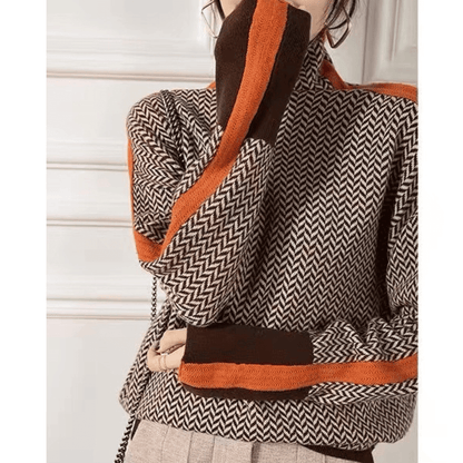 Women's cozy warm knitted sweater