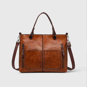 Verona bag - Vegetable Leather with Multiple Compartments