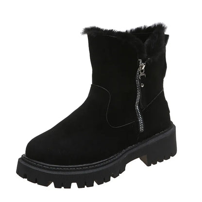 Women's warm velvet thickened cotton shoes