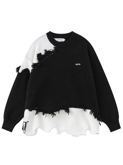 Women's pullover vintage cotton sweater