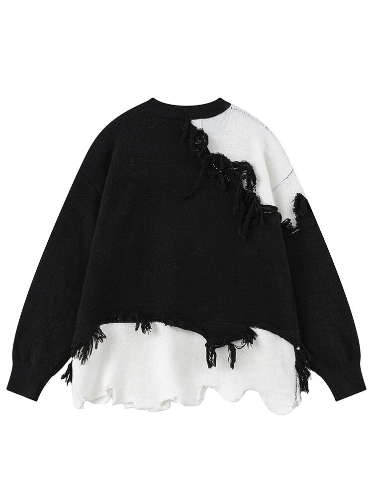 Women's pullover vintage cotton sweater